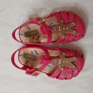 Mini Melissa Gingerbread Man Jelly Sandals